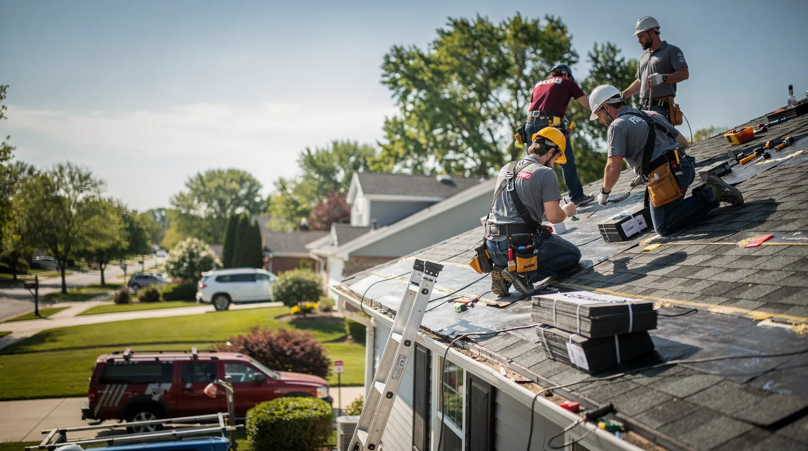 Roof Repair in Hamburg, IL around you